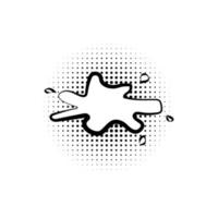 pop art, speech bubble, splash vector icon