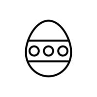 Egg Easter vector icon