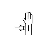 Gadget, arm vector icon