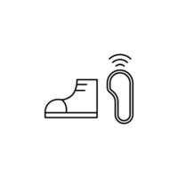 Gadget, shoes vector icon
