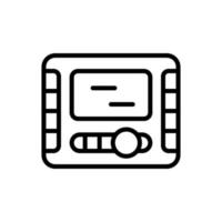 Monitor vector icon