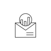 Message, mail, electronic vector icon