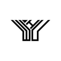 diseño creativo del logotipo de la letra whu con gráfico vectorial, logotipo simple y moderno de whu. vector