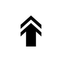 arrow, up, navigation vector icon
