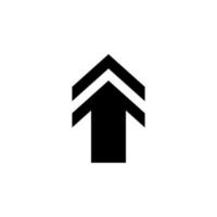 arrow, up, navigation vector icon