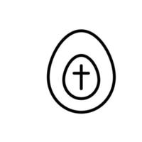 Egg Easter vector icon