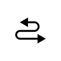 arrow, right, navigation, left vector icon