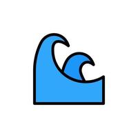 Waves, ocean vector icon