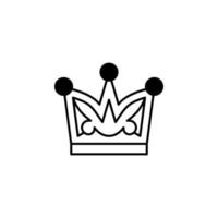 king crown vector icon