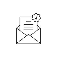 Check, message, email vector icon