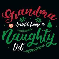 Christmas typography tshirt design vector