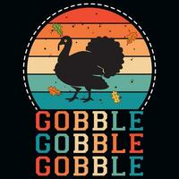 Thanksgiving tshirt design vector