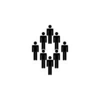 gente, grupo vector icono