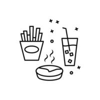 Drink free food cook vector icon