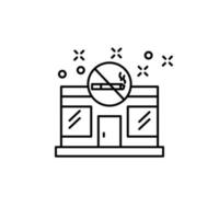 Clinic, addict, nicotine vector icon