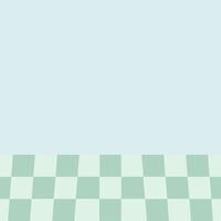 Pastel green soft checkered pattern. vector