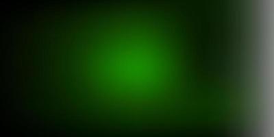 Dark green vector abstract blur background.