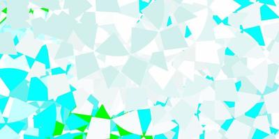 Light blue vector background with triangles.