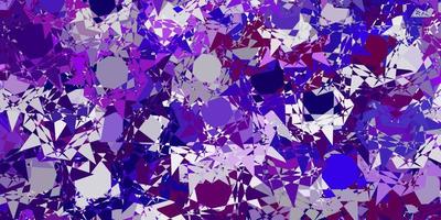 Light Purple vector backdrop with triangles, lines.