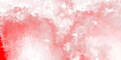 Light red vector geometric polygonal layout.