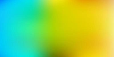 Light blue, yellow vector blur template.