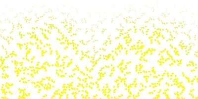 Light yellow vector background with random forms.