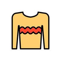 suéter, ropa vector icono