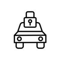 car lock vector icon