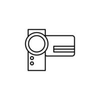 Gadget, camera vector icon