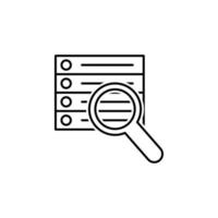 data, database vector icon