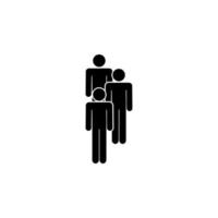 people, group, three vector icon