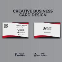 creative colorful business card design template vector