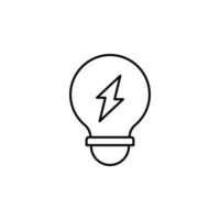 Idea, energy vector icon