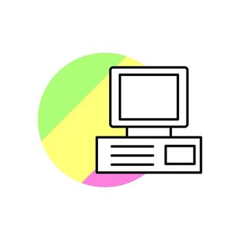 Computer technology vector icon