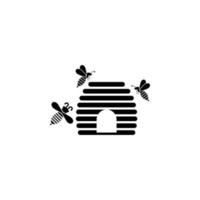 hive, bee vector icon