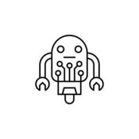 Robot vector icon