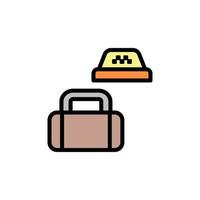 Luggage vector icon