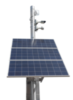 Security camera with solar panel png