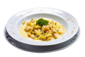 shrimp with pasta, haute cuisine png