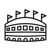 Stadium, football vector icon