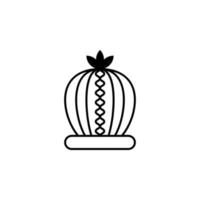 sheikh's crown vector icon