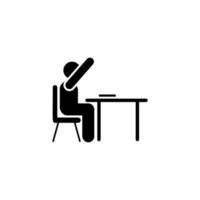 Student, classroom, child vector icon