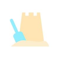 Sand, tower vector icon