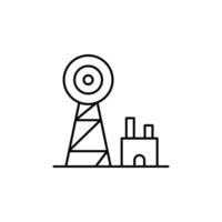 Industry, energy vector icon