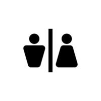 Toilet, wc, bath vector icon