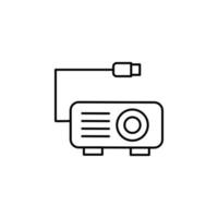 Gadget, mini projector vector icon