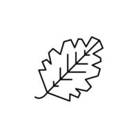 Leaf vector icon