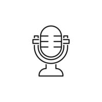 Podcast vector icon