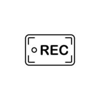 rec vector icono