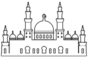 icona di design moschea png